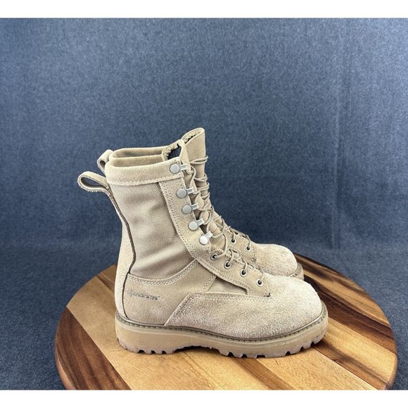Bates Gore Tex Military Boots Desert Tan 03-D-0321 Combat E30500C Size 4 - Picture 1 of 13